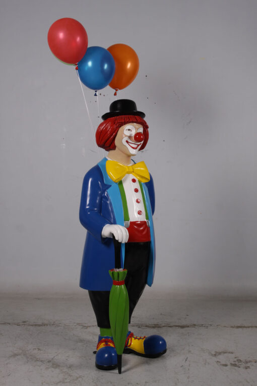 CLOWN WITH UMBRELLA AND BALLOONS JR 180169 - Image 13