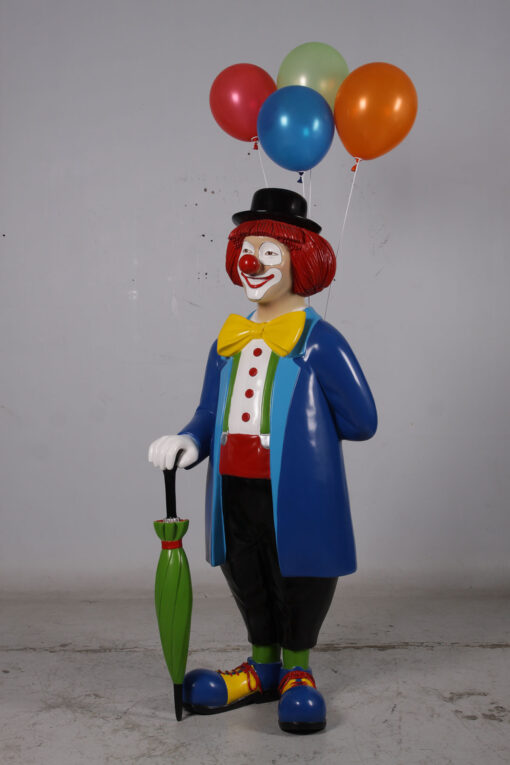 CLOWN WITH UMBRELLA AND BALLOONS JR 180169 - Image 4