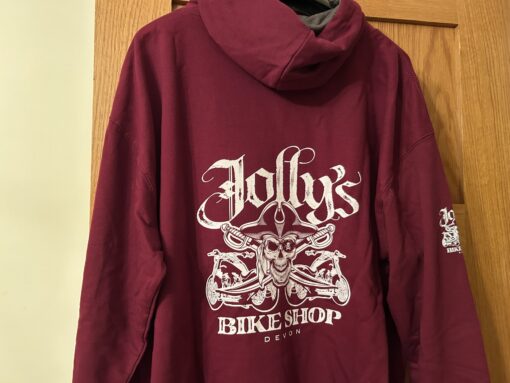 2025 'JOLLY PIRATE SKULL' HOODIE Skull on chest, sleeve and large logo on back BSM-HOOD014 - Image 2