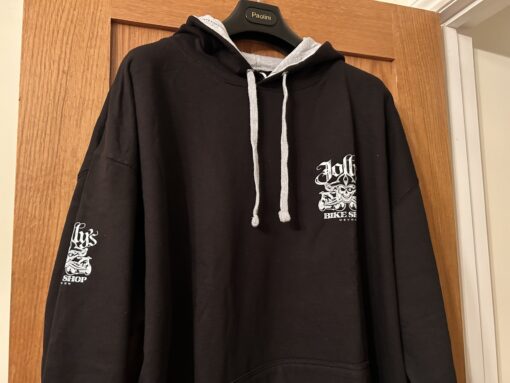 2025 'JOLLY PIRATE SKULL' HOODIE Skull on chest, sleeve and large logo on back BSM-HOOD014 - Image 3