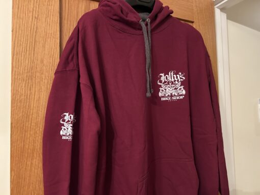 2025 'JOLLY PIRATE SKULL' HOODIE Skull on chest, sleeve and large logo on back BSM-HOOD014